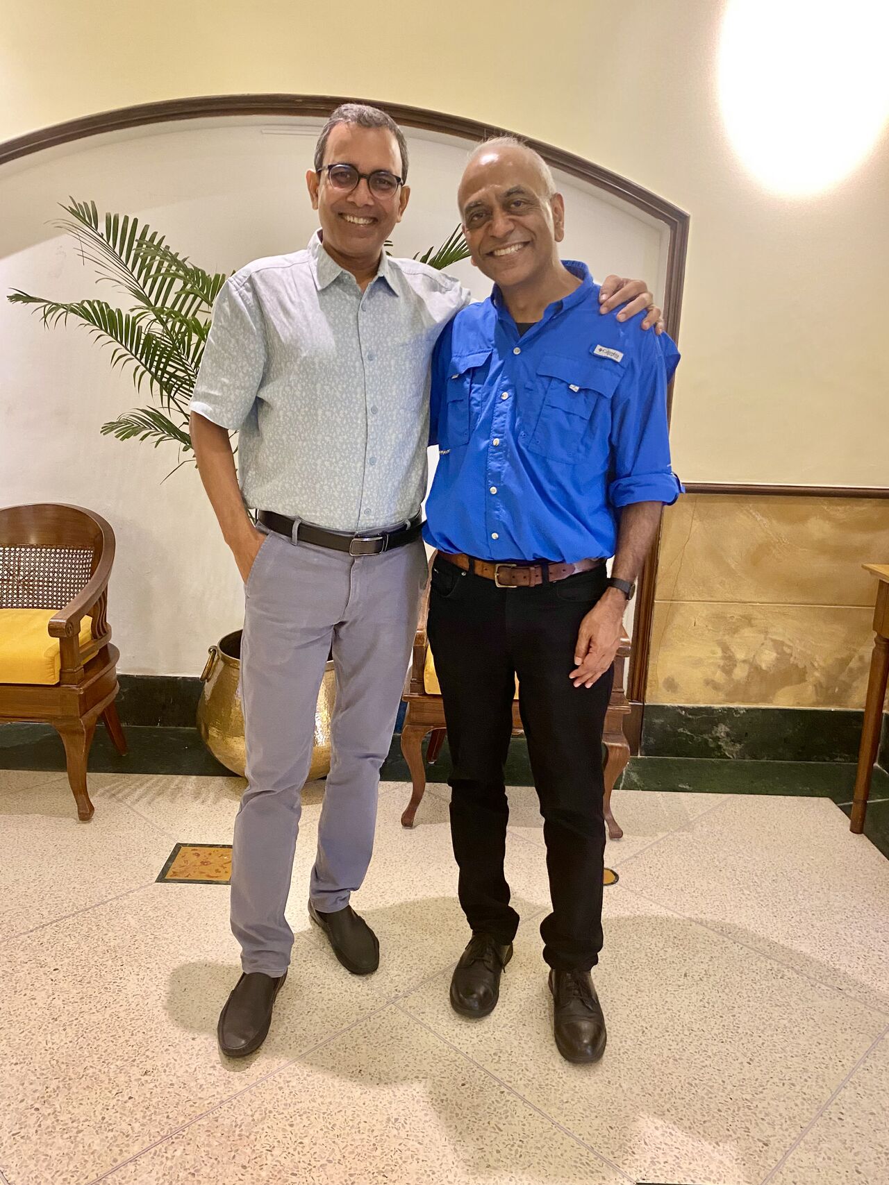With Dr. Pawan Sinha